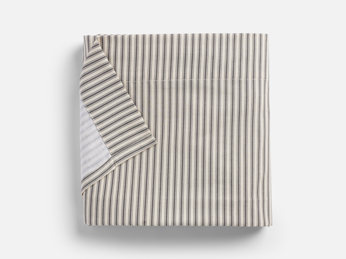 Ticking Stripe Single Flat Sheet - Last Chance + Final Sale!